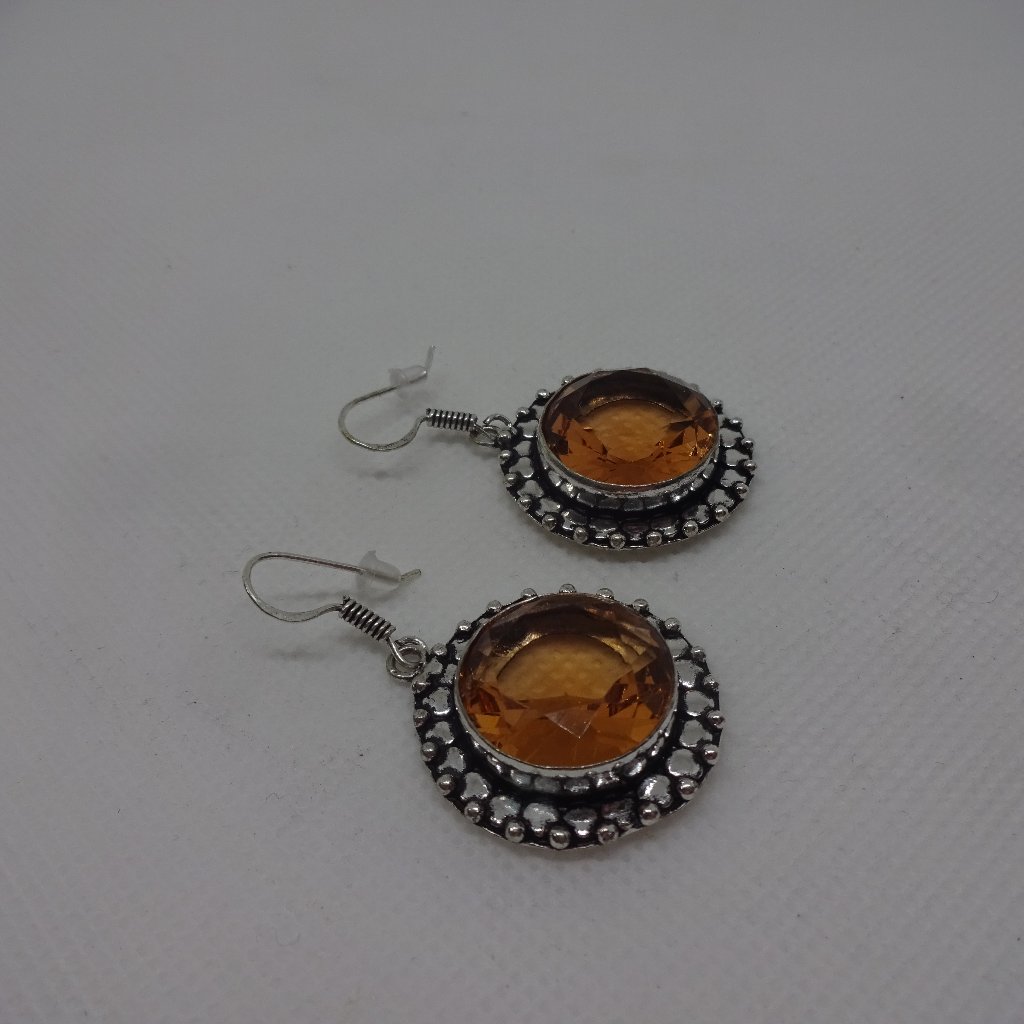 Stunning Morganite Handmade Sterling Dangle Earrings 943